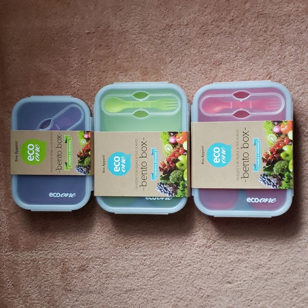 EcoOne Collapsable Bento Lunch Boxes